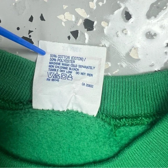 Tultex Green XL Rocking Horse Ugly Christmas Holiday Sweater Sweatshirt - Picture 13 of 15